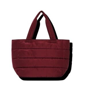 Splits59 Burgundy Quilted Tote